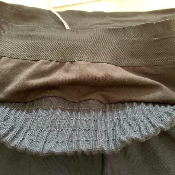 Zara Medium Thick Cotton Wide Leg Opening Navy Pants NWT - Picture 9 of 12